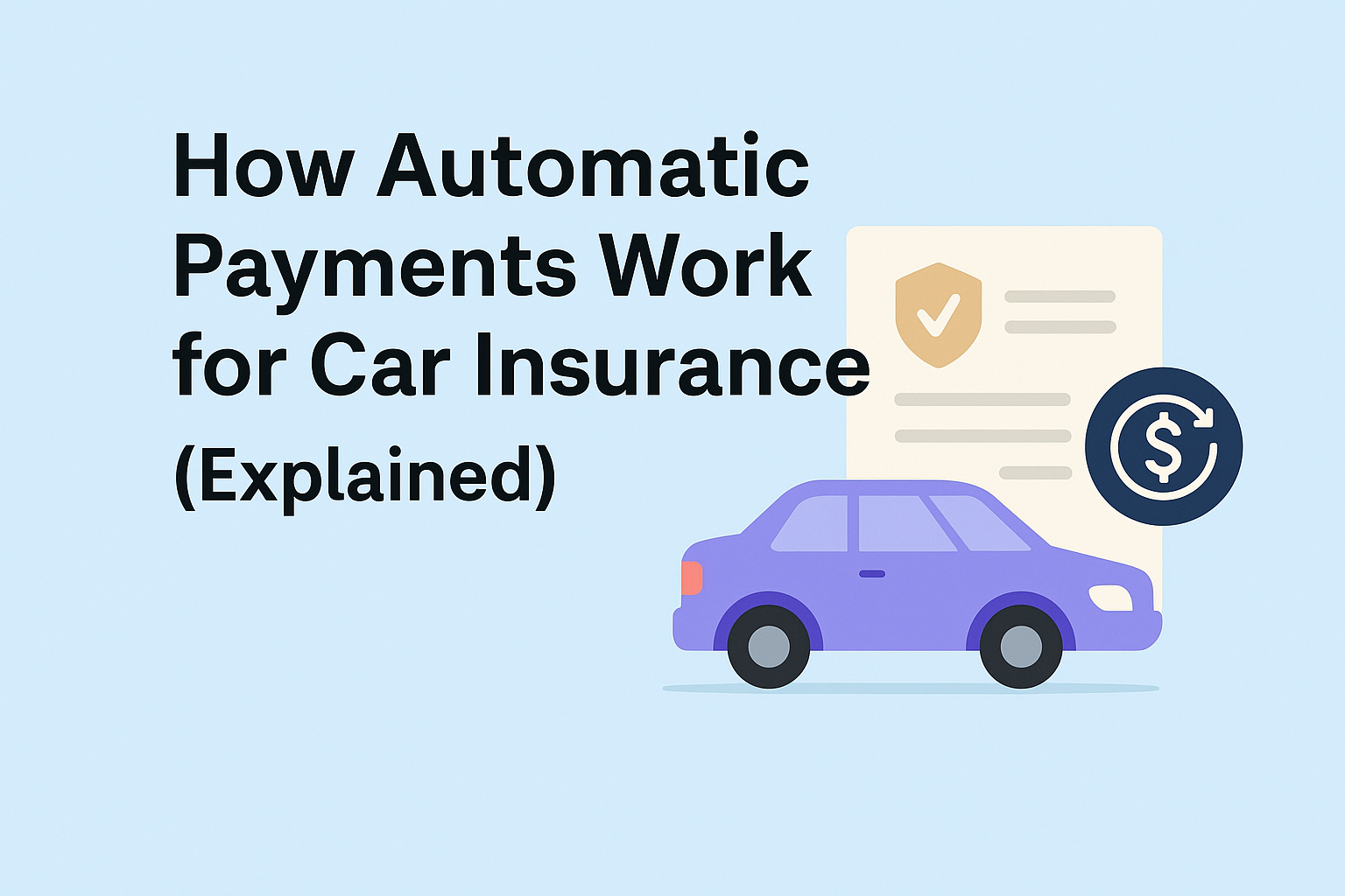 Automatic Payments Work for Car Insurance Explained