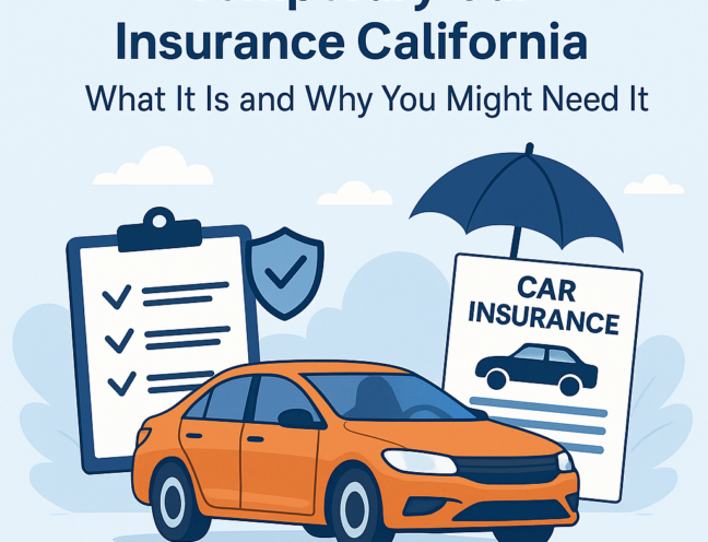 Need temporary car insurance in California
